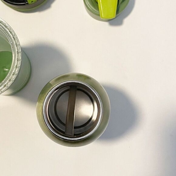 Two Starbucks Kids Travel Bottles Stainless Steel and Plastic Green - Picture 5 of 9